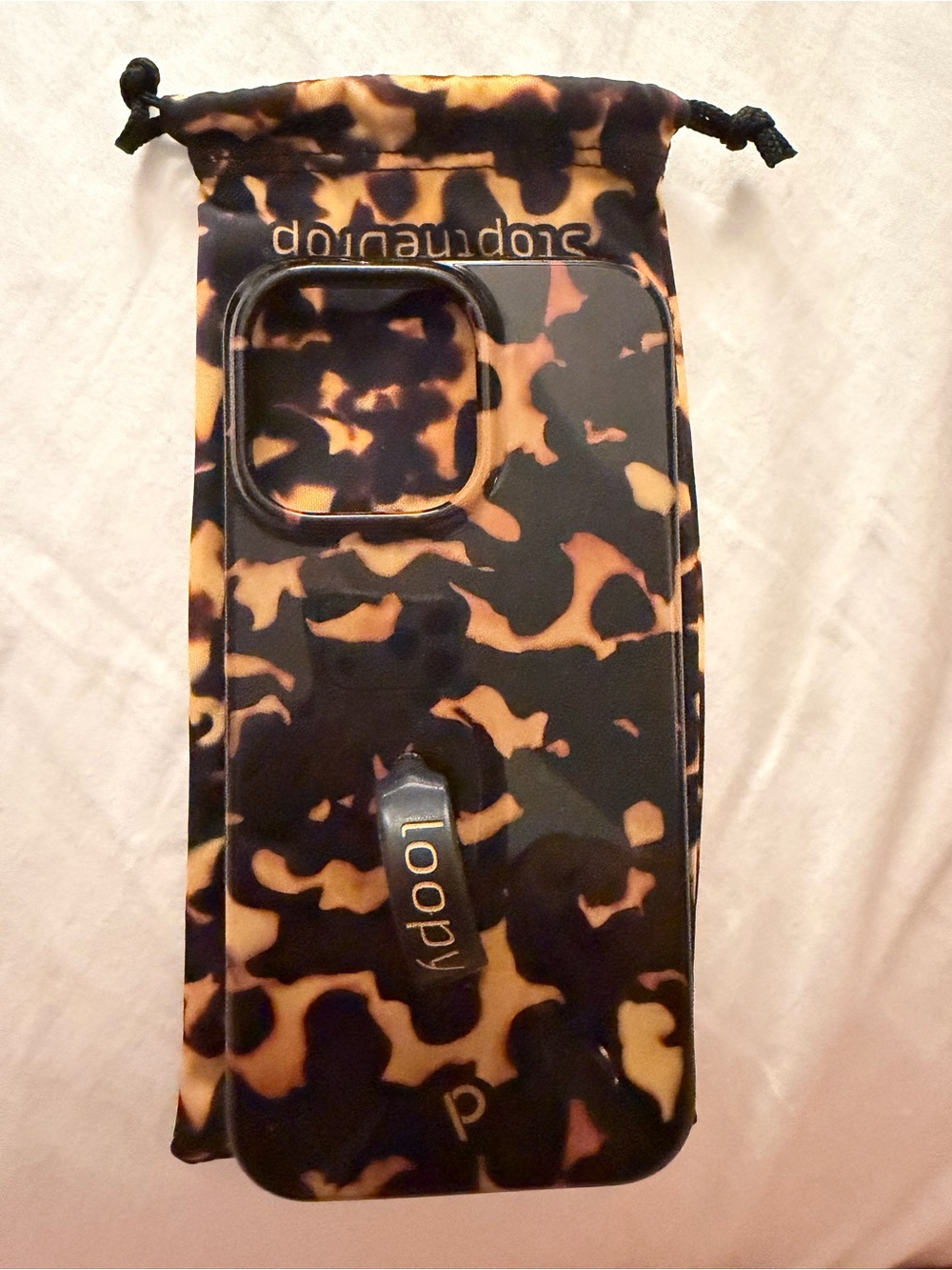 iPhone 14 Pro Max Loopy Case Tortoiseshell Phone Case